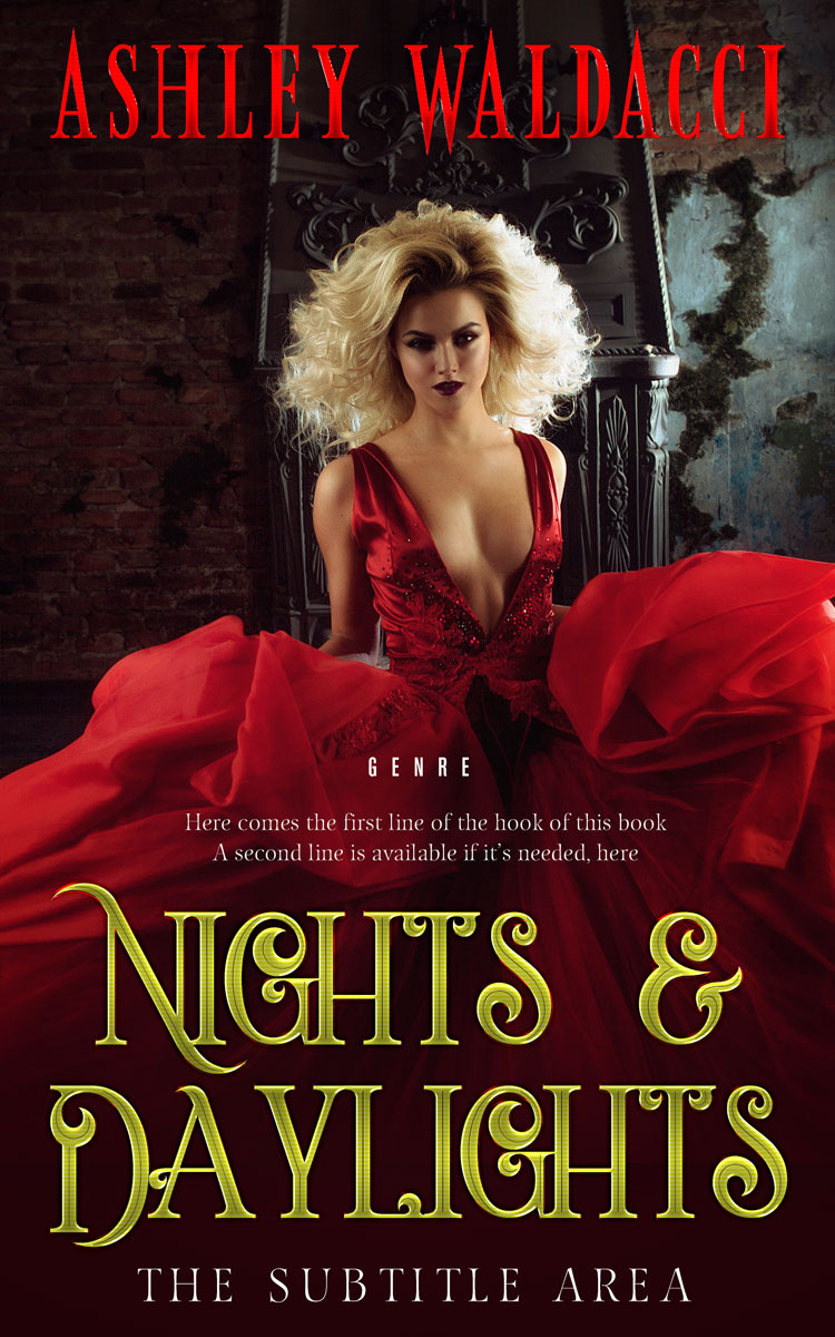 2D view of Premade Erotica Book Cover - Coffee Bean