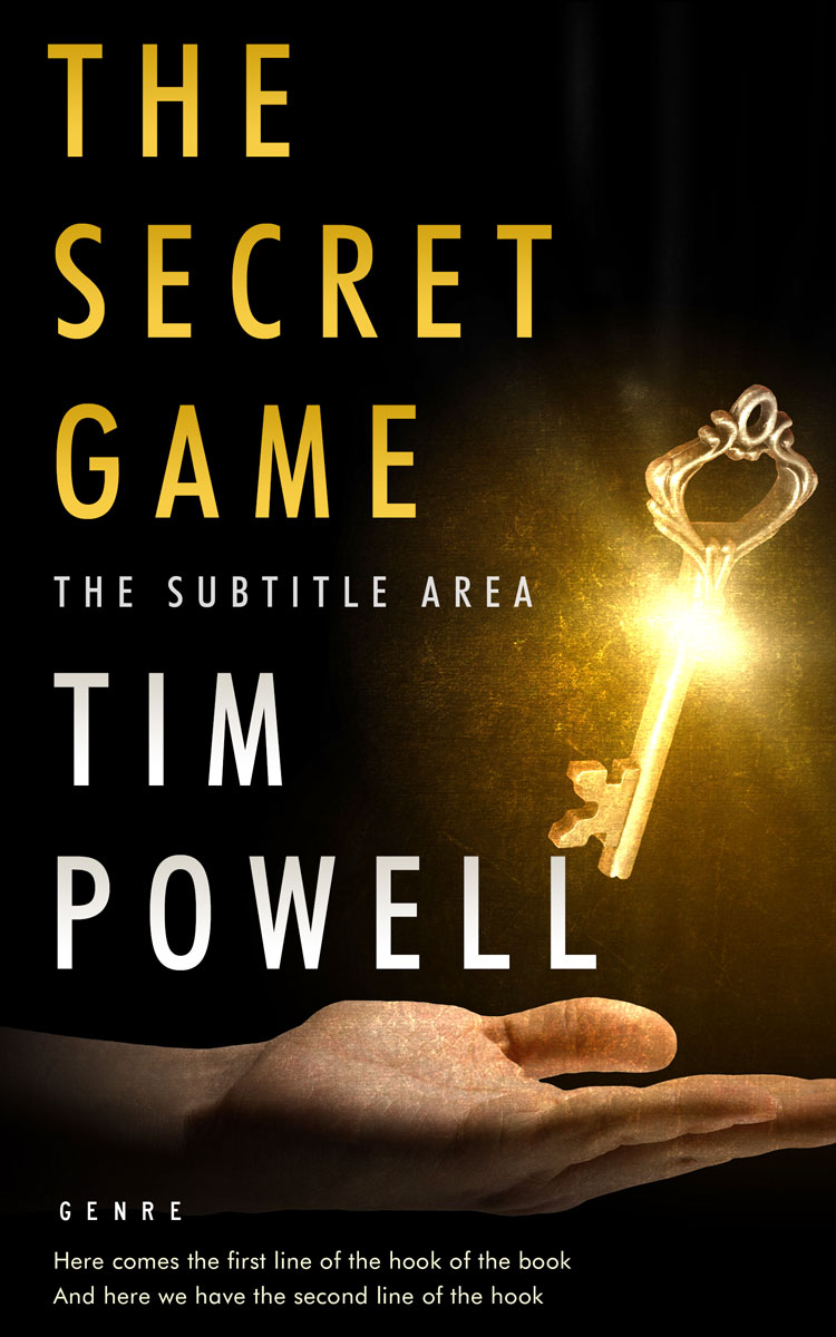 2D view of Premade Mystery & Thriller & Suspense Book Cover - Sundance