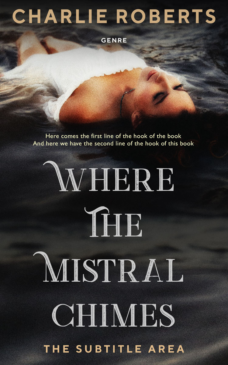 2D view of Premade Mystery & Thriller & Suspense Book Cover - Thunder