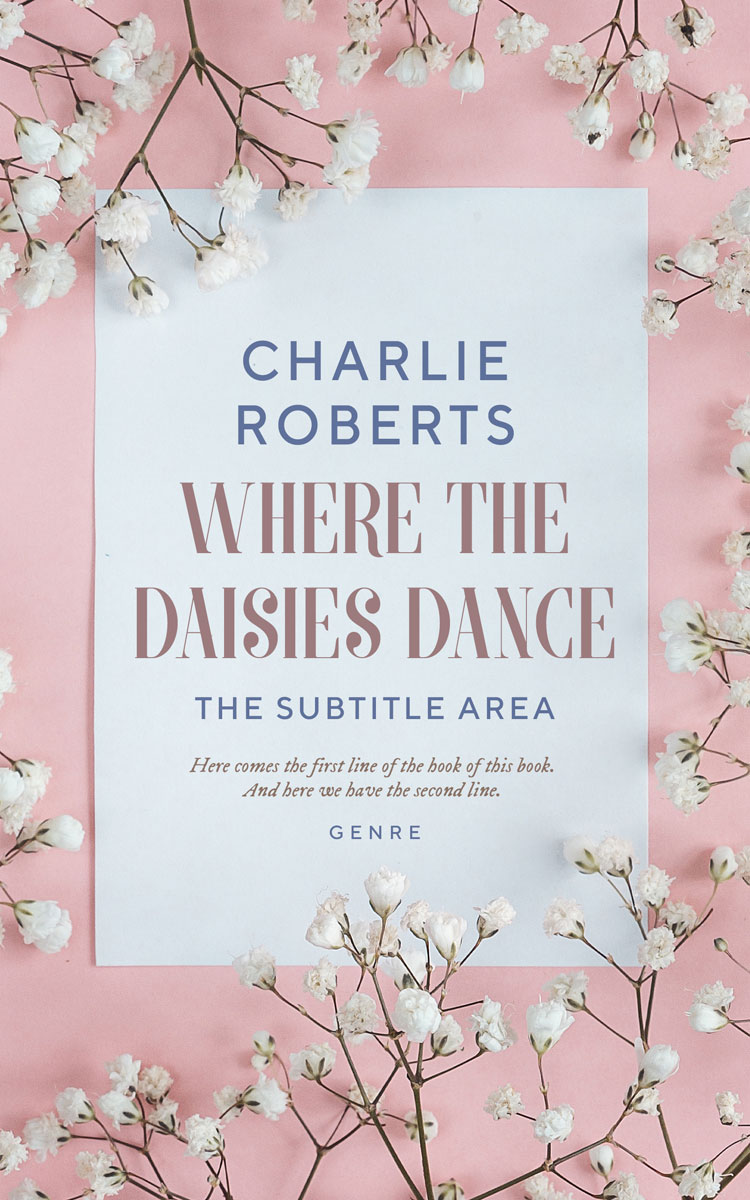 2D view of Premade Romance Book Cover - Swiss Coffee