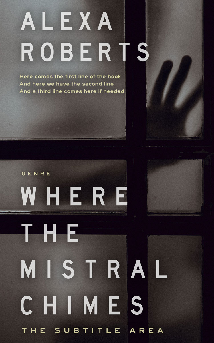 2D view of Premade Mystery & Thriller & Suspense Book Cover - Thunder