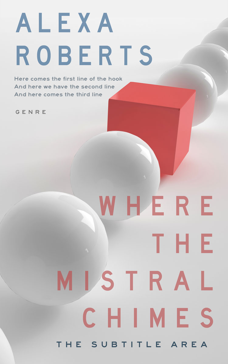 2D view of Premade Science Fiction Book Cover - Swiss Coffee