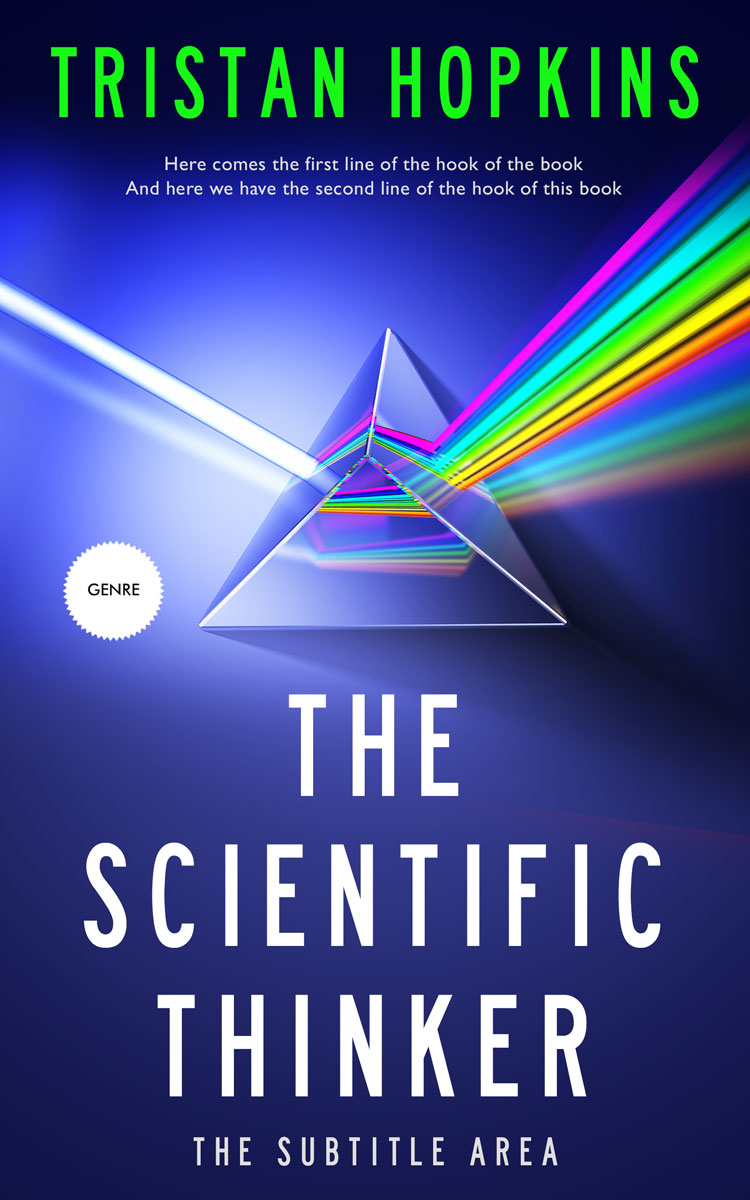 2D view of Premade Science & Nature Book Cover - Bunting