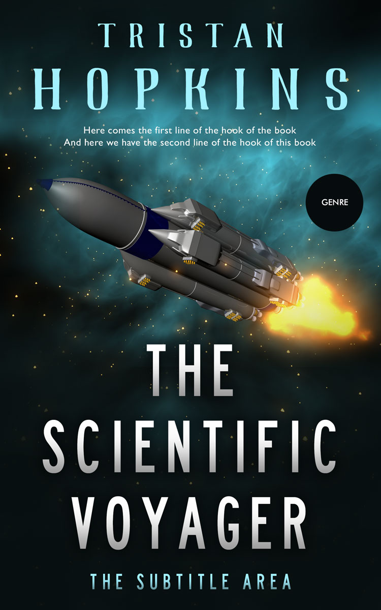 2D view of Premade Science Fiction Book Cover - Bunker