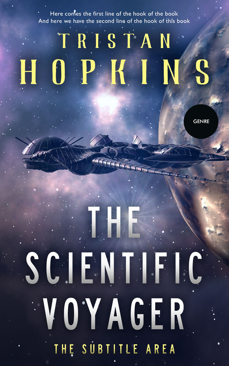 2D view of Premade Science Fiction Book Cover - Fiord