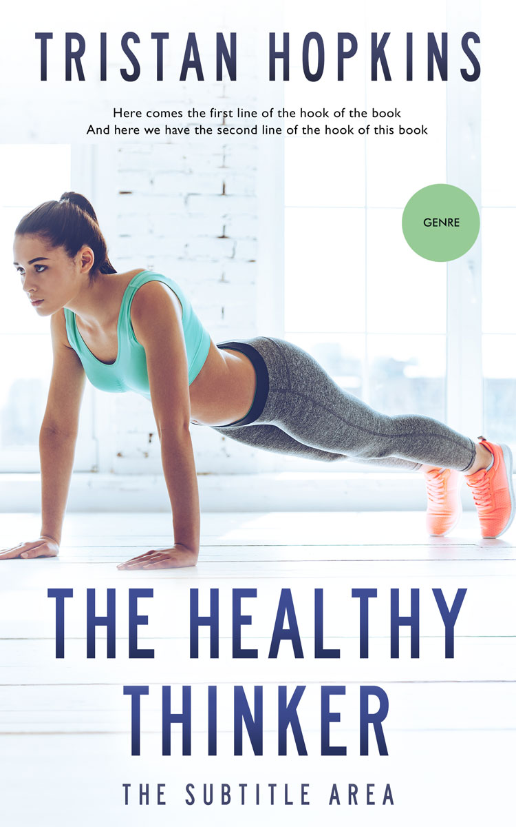 2D view of Premade Action & Adventure Book Cover - Athens Gray