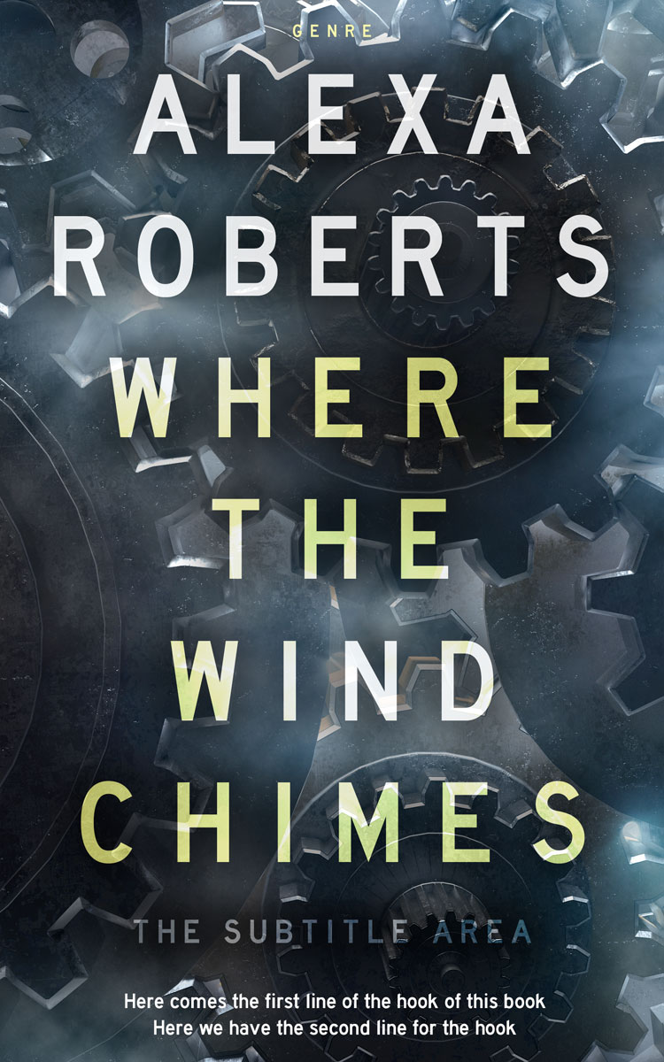 2D view of Premade Mystery & Thriller & Suspense Book Cover - Outer Space