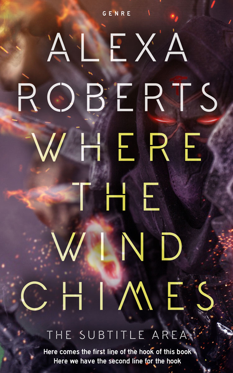 2D view of Premade Science Fiction Book Cover - Thunder