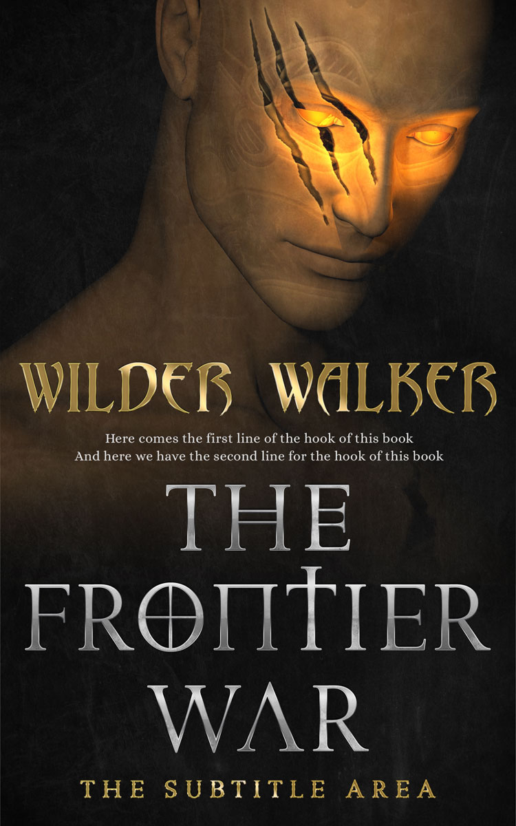 2D view of Premade Science Fiction Book Cover - Zeus