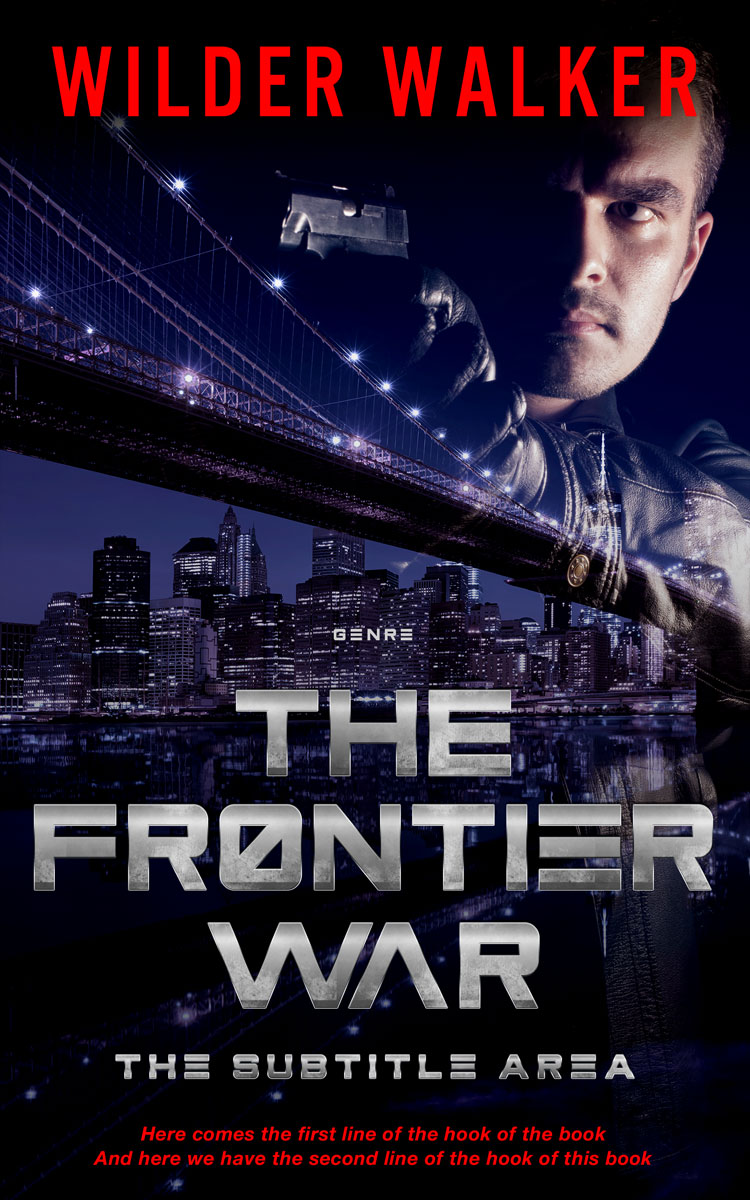 2D view of Premade Mystery & Thriller & Suspense Book Cover - Brandy Rose