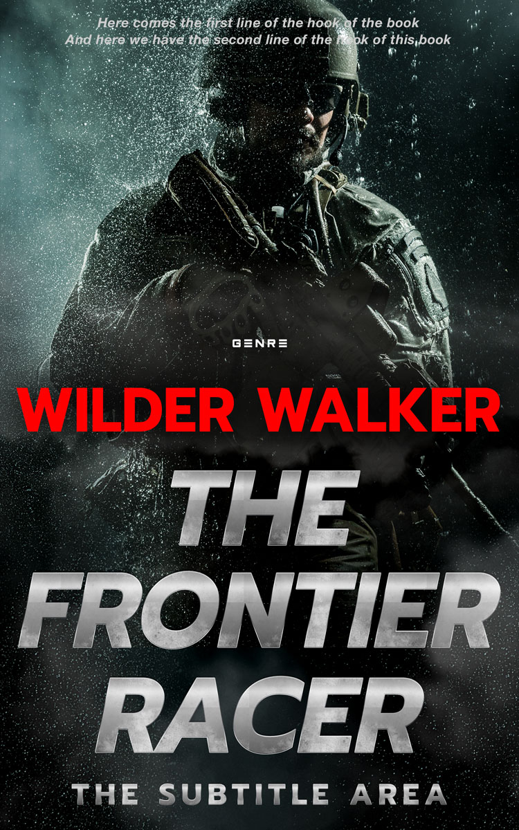 2D view of Premade Mystery & Thriller & Suspense Book Cover - Woodsmoke