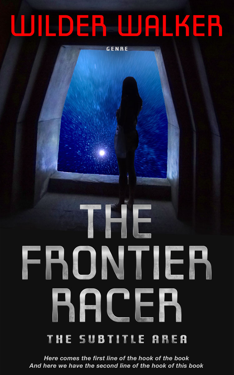 2D view of Premade Science Fiction Book Cover - Cinder