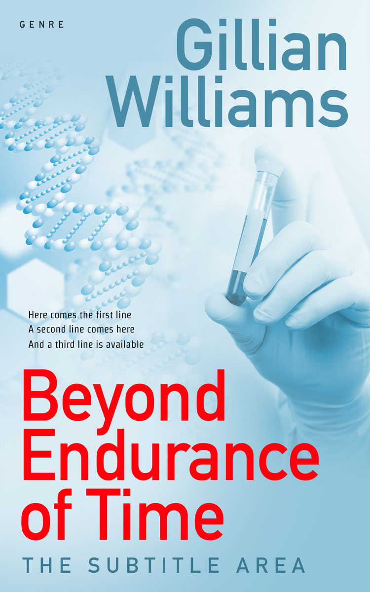 2D view of Premade Medical Book Cover - Spindle