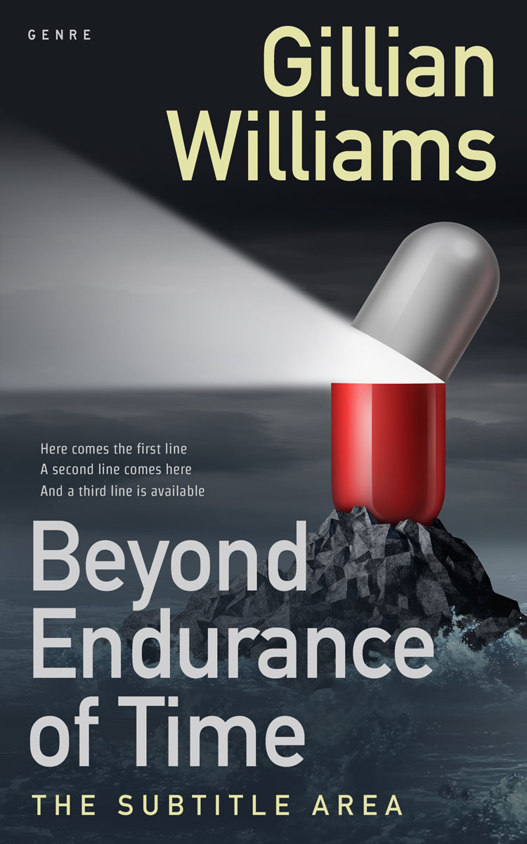 2D view of Premade Health & Mind & Body Book Cover - Charade