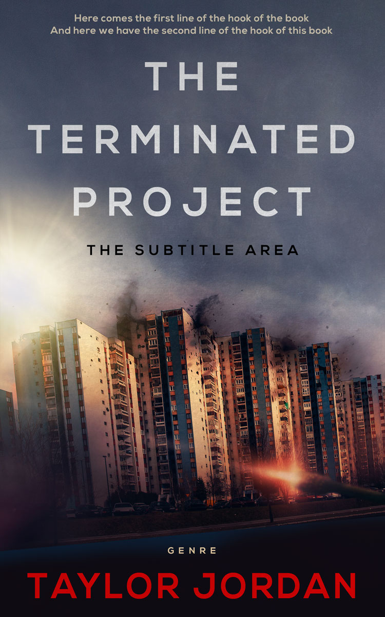 2D view of Premade Mystery & Thriller & Suspense Book Cover - Tuna