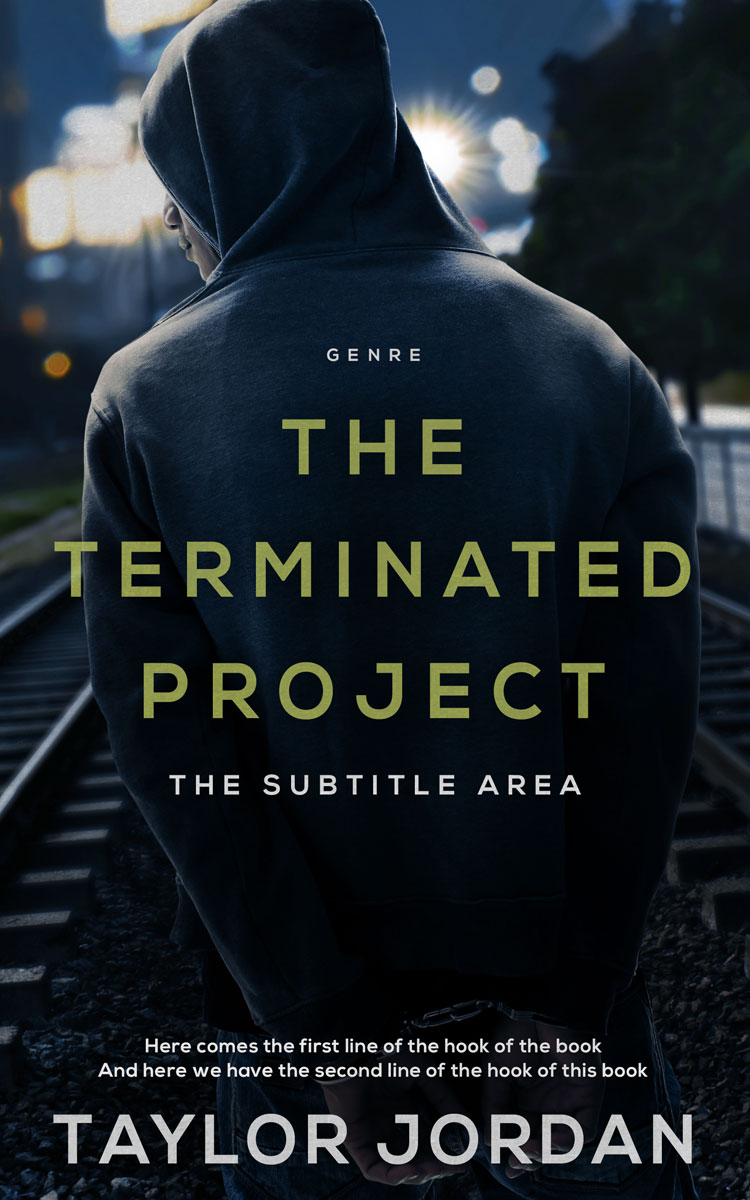 2D view of Premade Mystery & Thriller & Suspense Book Cover - Ebony