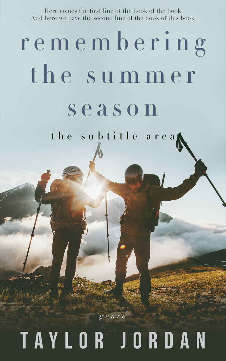 2D view of Premade Travel Book Cover - Kelp