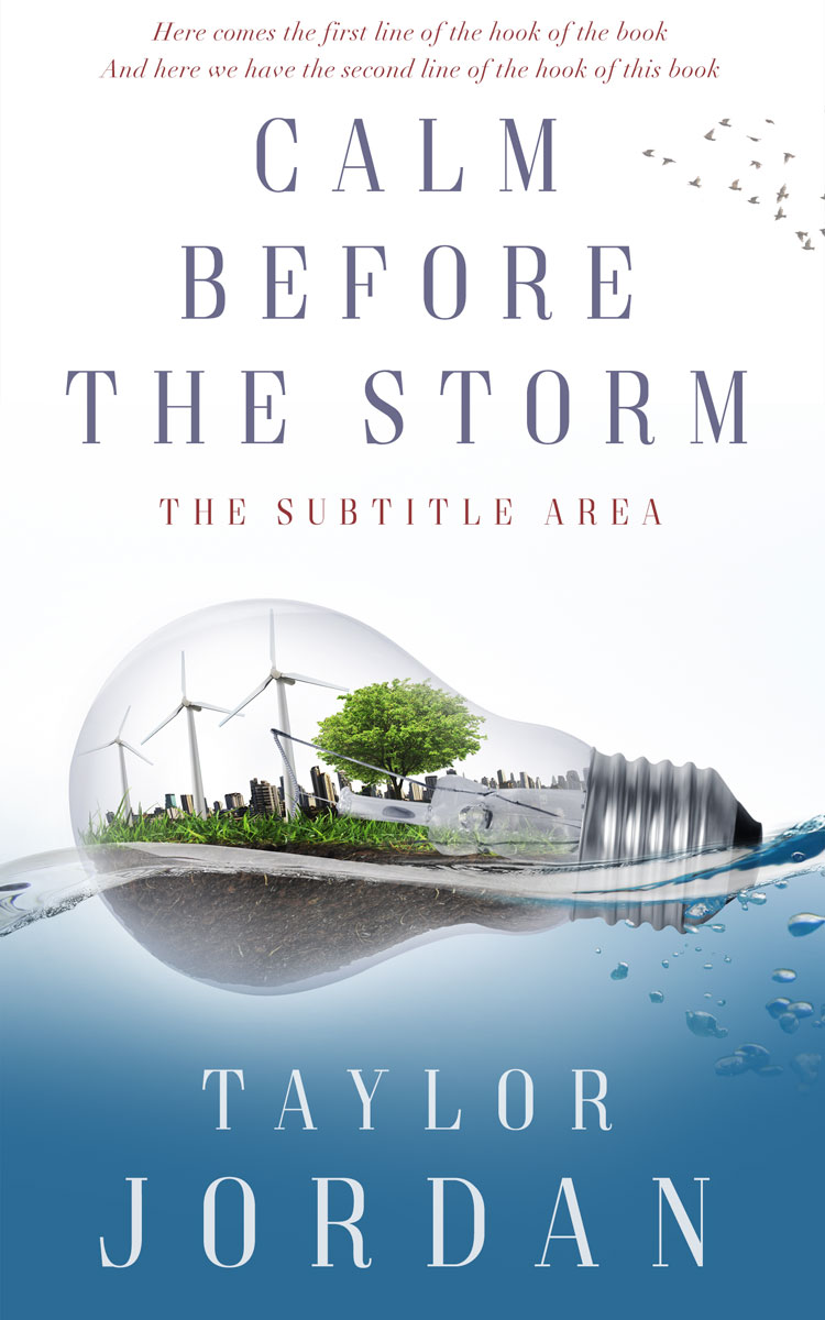 2D view of Premade Science & Nature Book Cover - Wedgewood