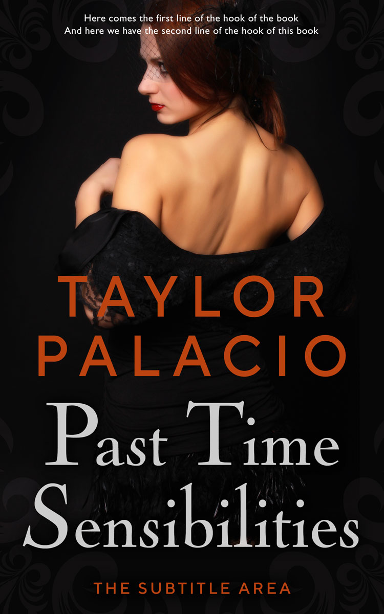 2D view of Premade Erotica Book Cover - Antique Brass