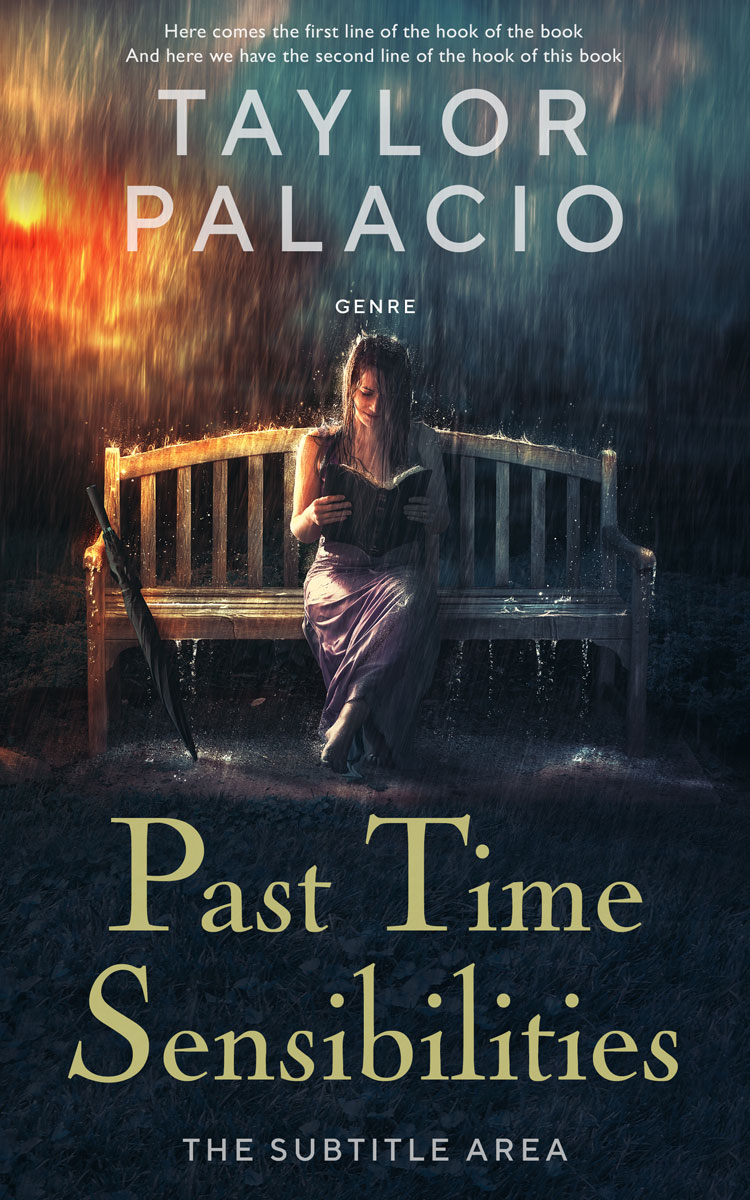 2D view of Premade Romance Book Cover - Shark