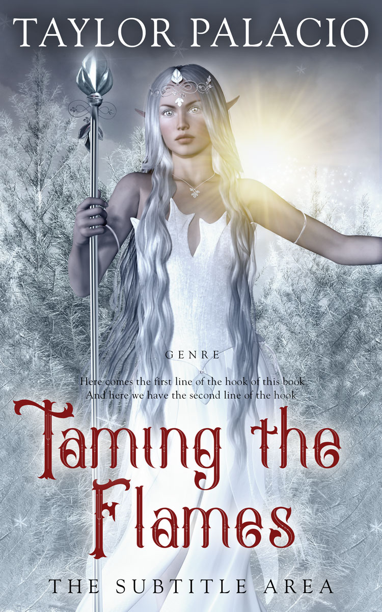 2D view of Premade Fantasy Book Cover - Submarine