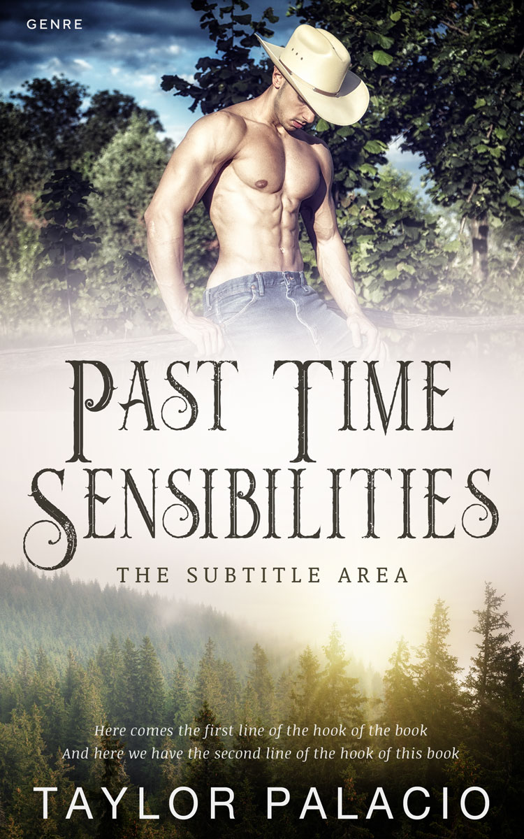 2D view of Premade Romance Book Cover - Shark