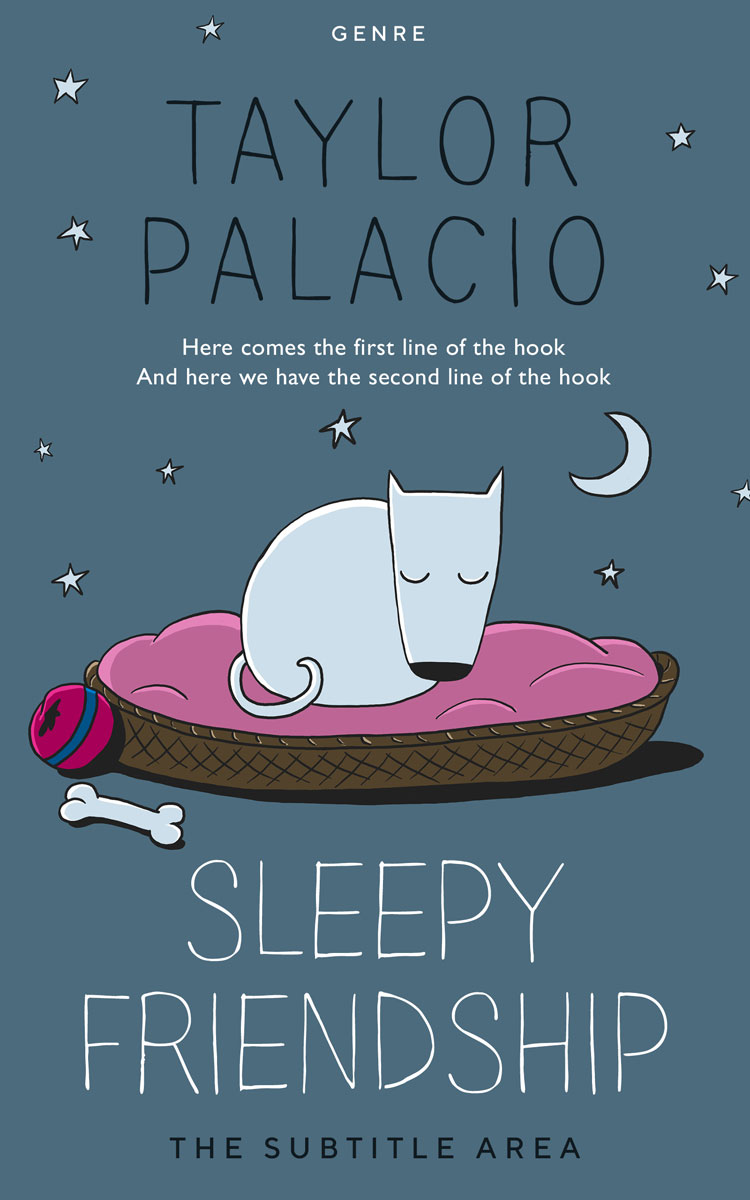 2D view of Premade Teen & Young Adult Book Cover - Blue Bayoux