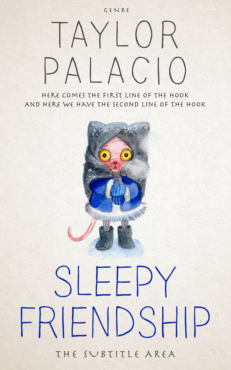 2D view of Premade Literary Fiction Book Cover - Pampas