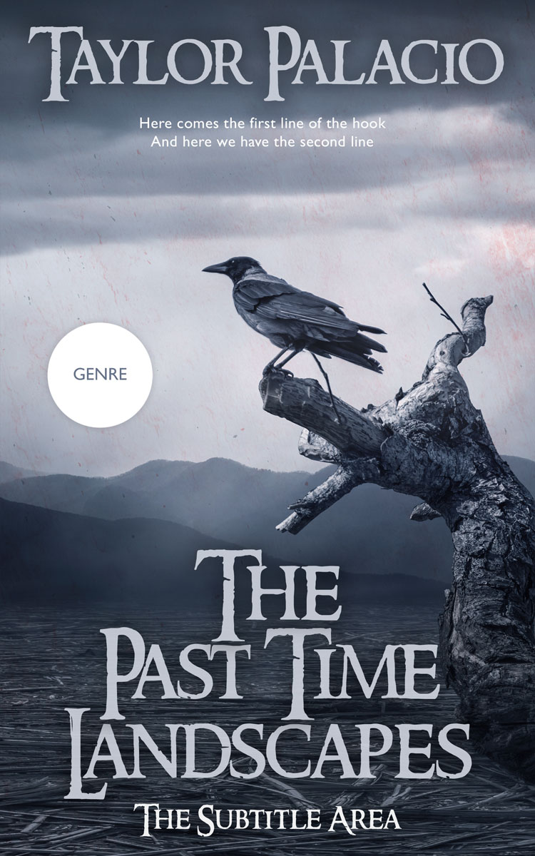 2D view of Premade Horror Book Cover - Ghost