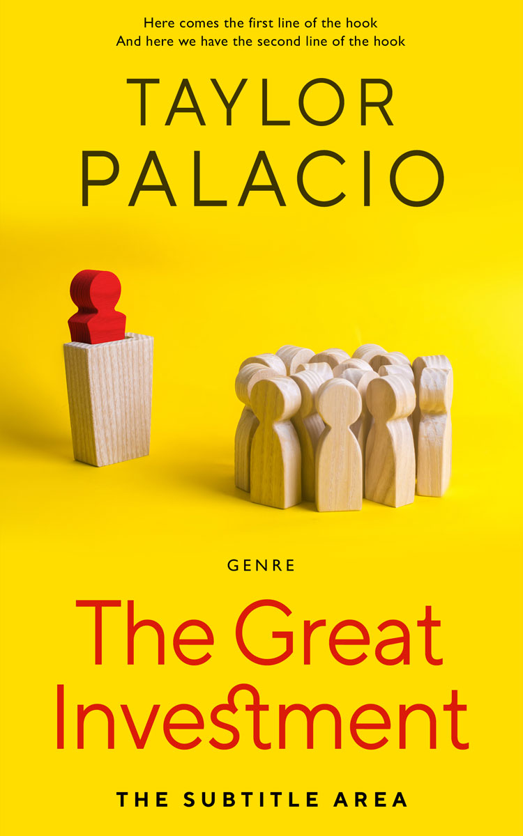 2D view of Premade Business Book Cover - School Bus Yellow