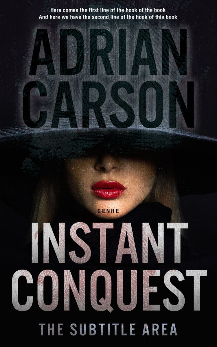 2D view of Premade Mystery & Thriller & Suspense Book Cover - Woodsmoke