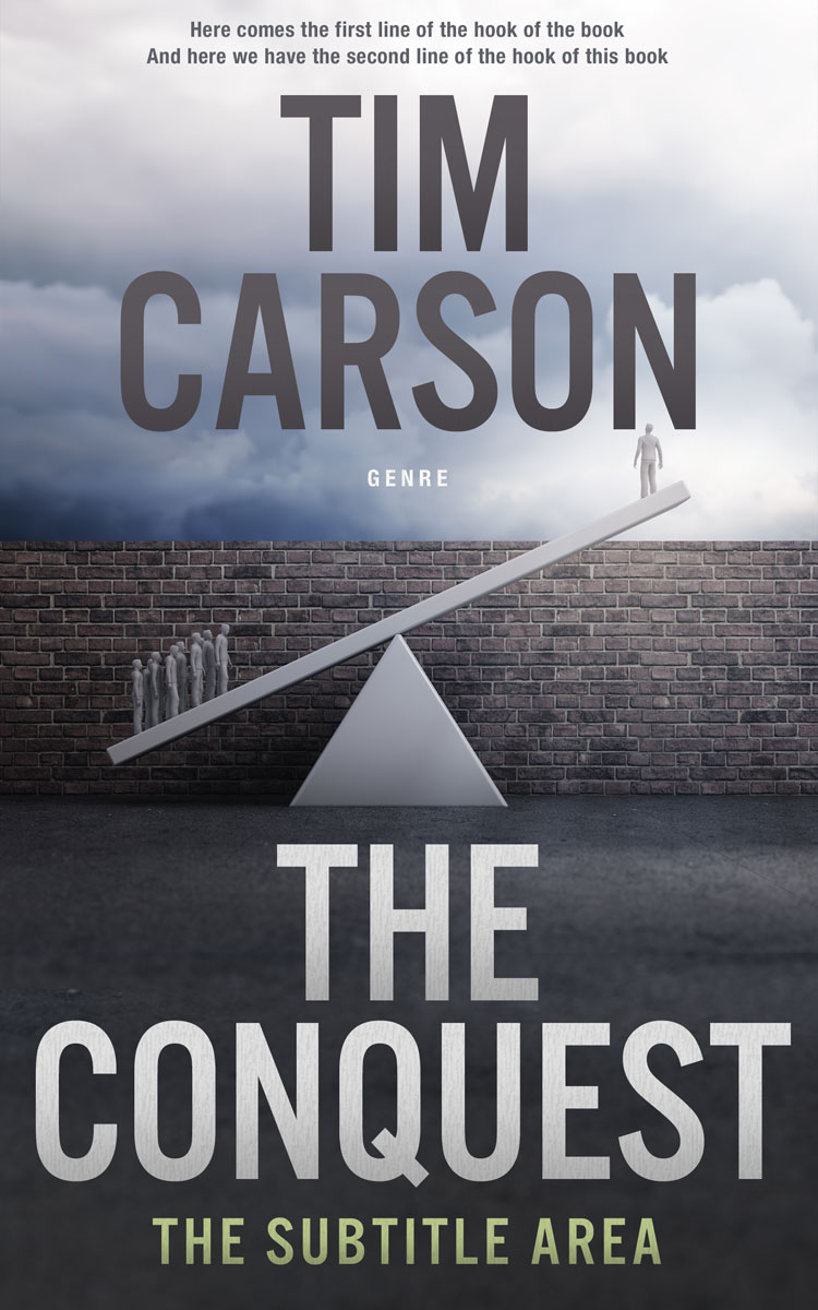 2D view of Premade Business Book Cover - Tuna