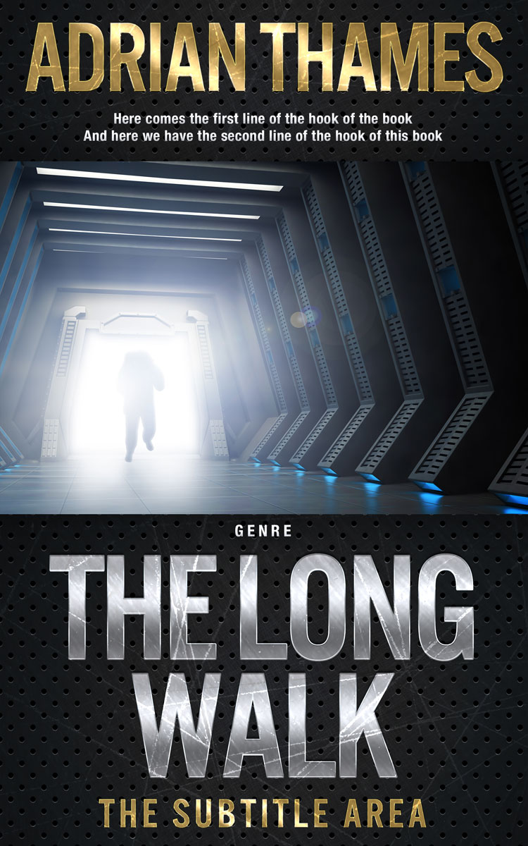 2D view of Premade Science Fiction Book Cover - Cloud