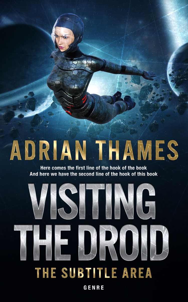 2D view of Premade Science Fiction Book Cover - Firefly