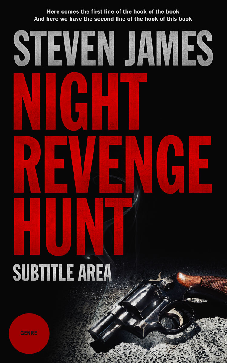 2D view of Premade Mystery & Thriller & Suspense Book Cover - Cod Gray