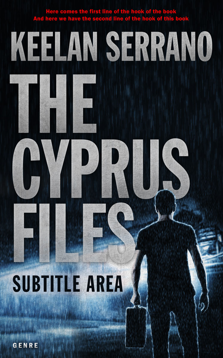 2D view of Premade Action & Adventure Book Cover - Bunker