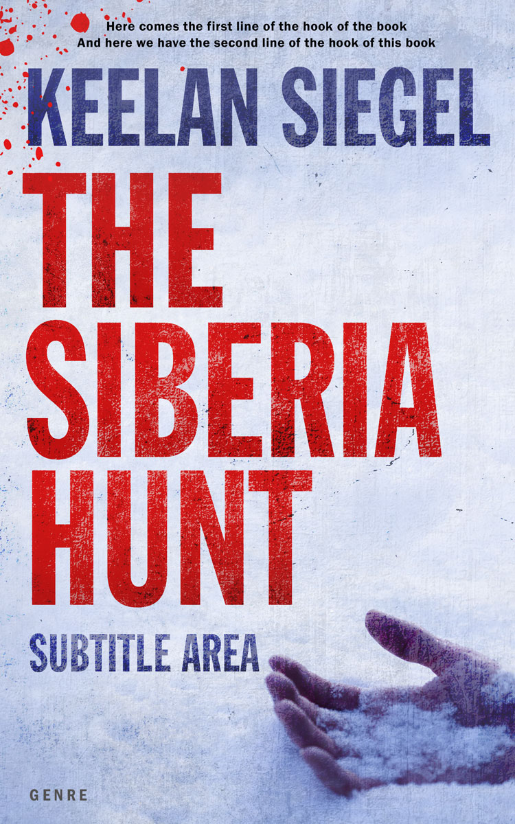 2D view of Premade Mystery & Thriller & Suspense Book Cover - Periwinkle Gray