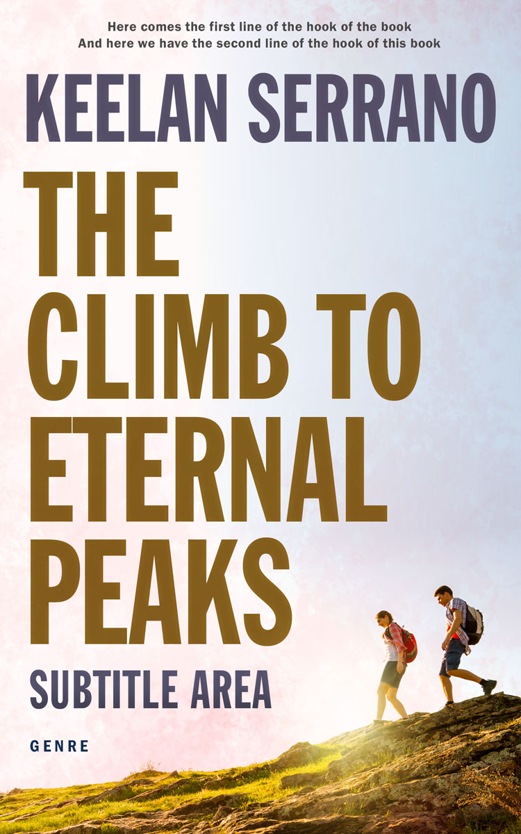 2D view of Premade Action & Adventure Book Cover - Athens Gray