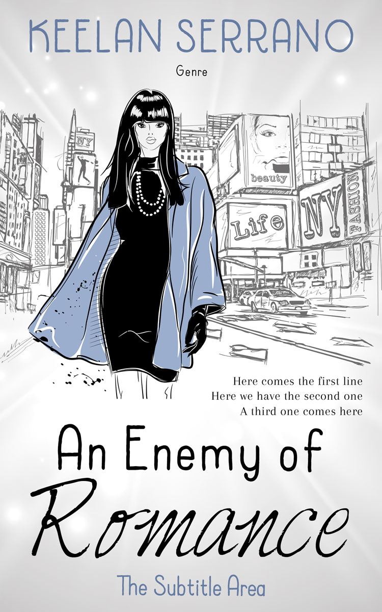 2D view of Premade Teen & Young Adult Book Cover - Iron