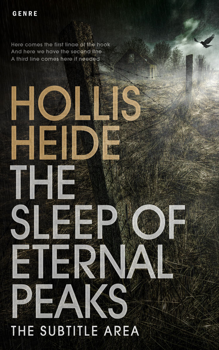 2D view of Premade Horror Book Cover - Nomad