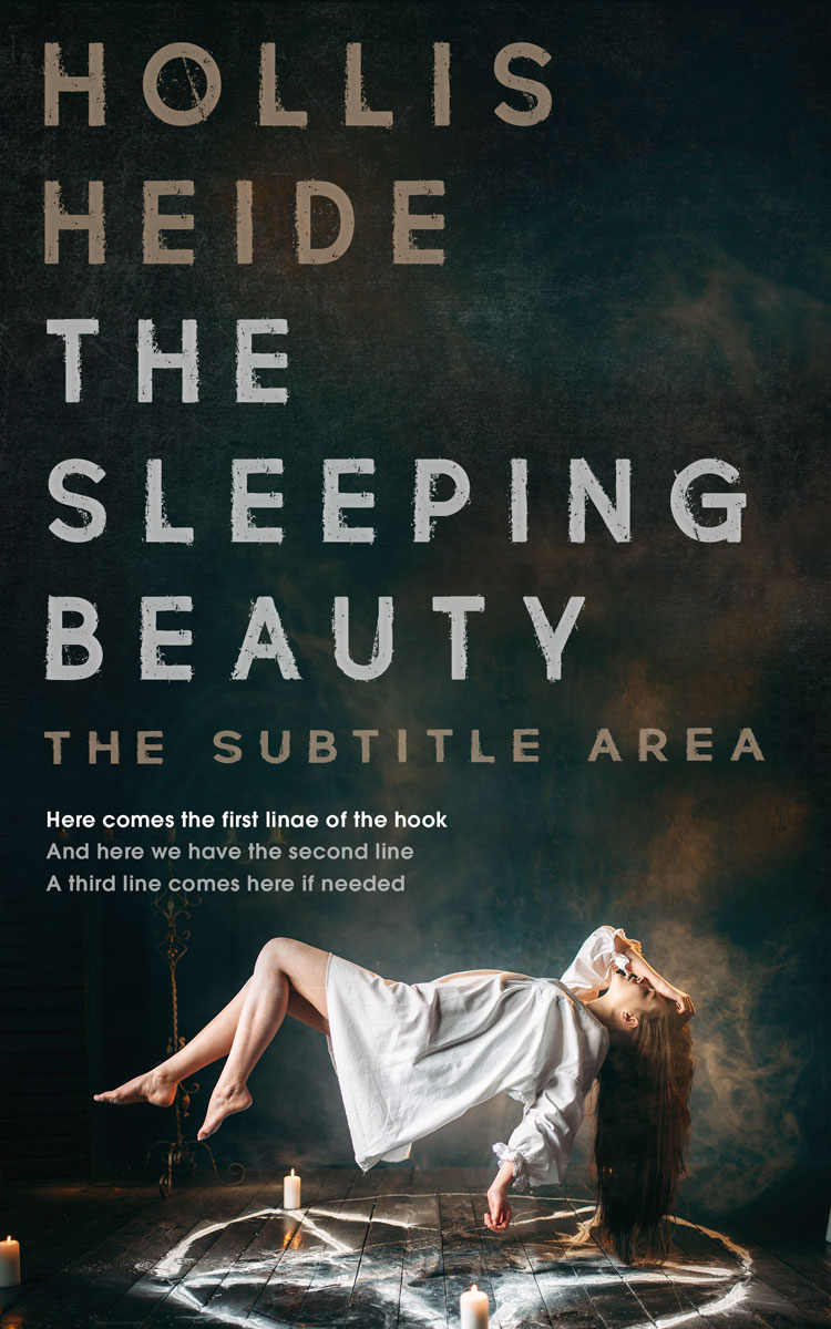 2D view of Premade Horror Book Cover - Outer Space