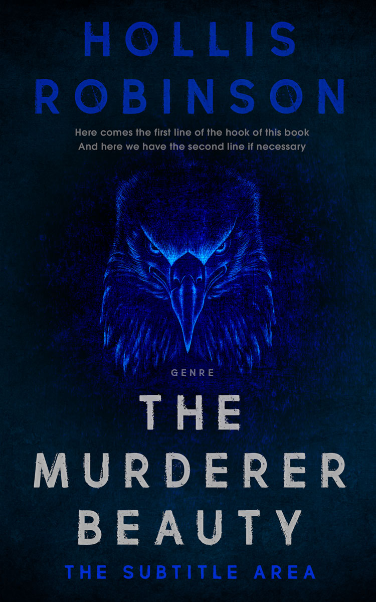 2D view of Premade Horror Book Cover - Black Pearl