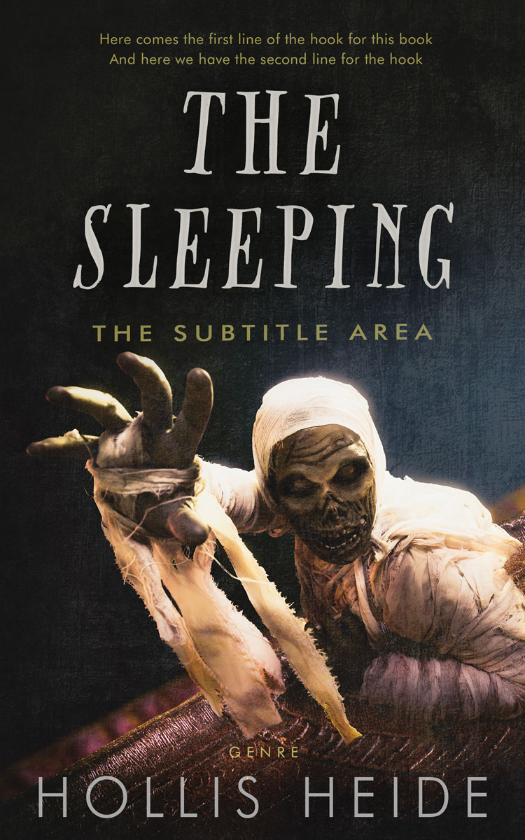 2D view of Premade Mystery & Thriller & Suspense Book Cover - Dune