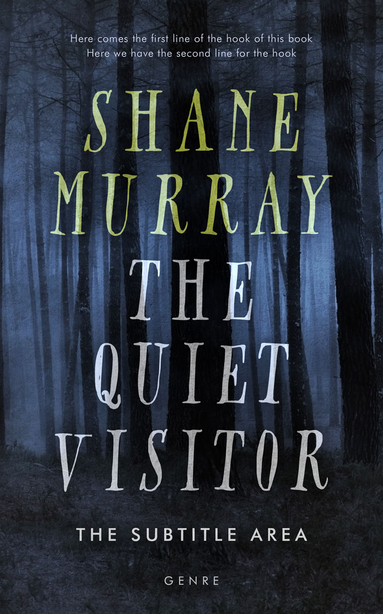 2D view of Premade Horror Book Cover - Ebony Clay