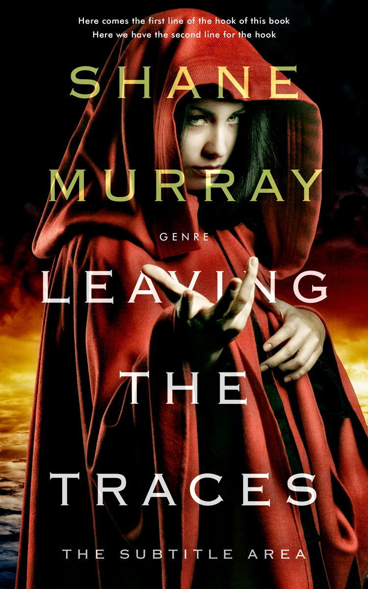 2D view of Premade Fantasy Book Cover - Crowshead