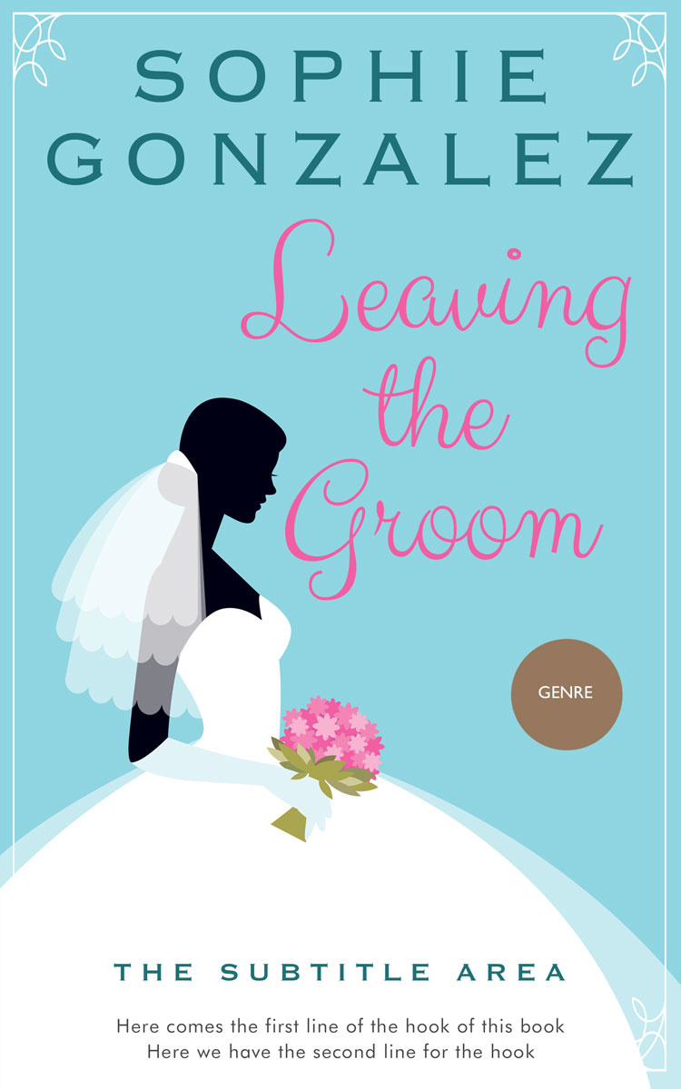 2D view of Premade Romance Book Cover - Cornflower