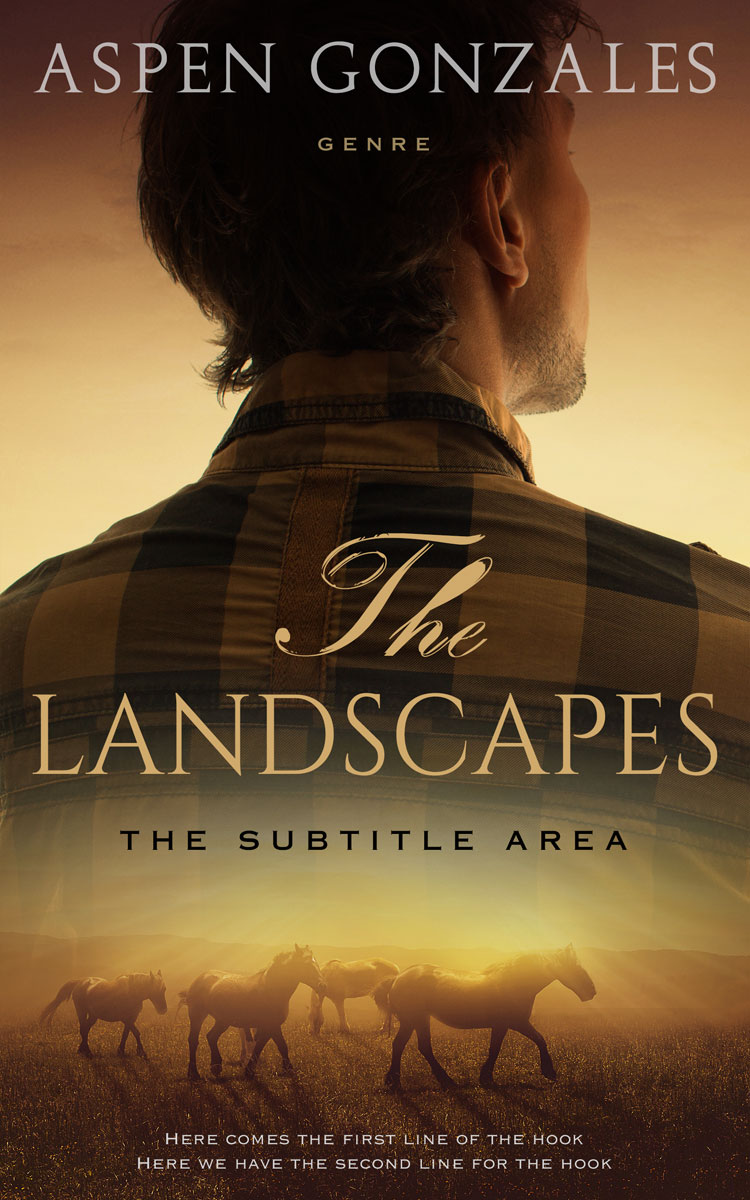 2D view of Premade Romance Book Cover - Mikado