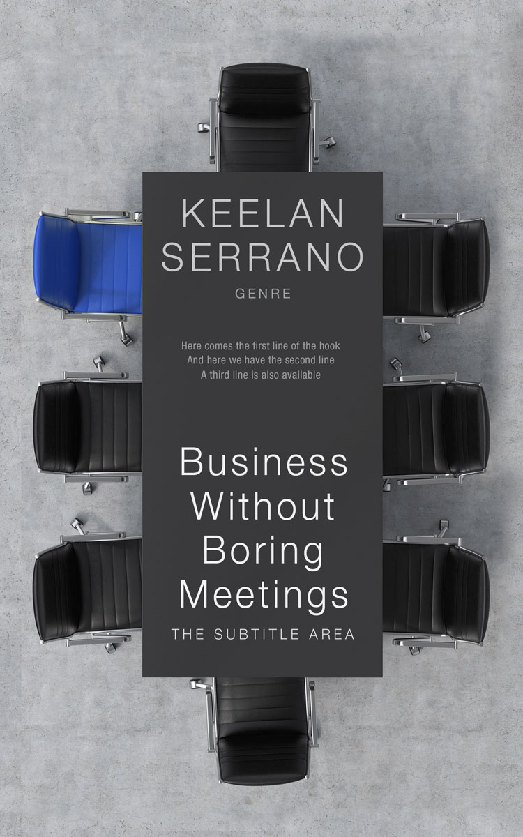 2D view of Premade Self-Improvement & Self-Help Book Cover - Gray Chateau