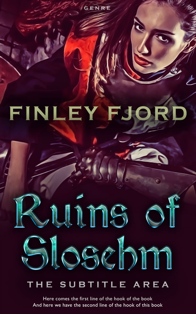 2D view of Premade Historical Book Cover - Coffee Bean