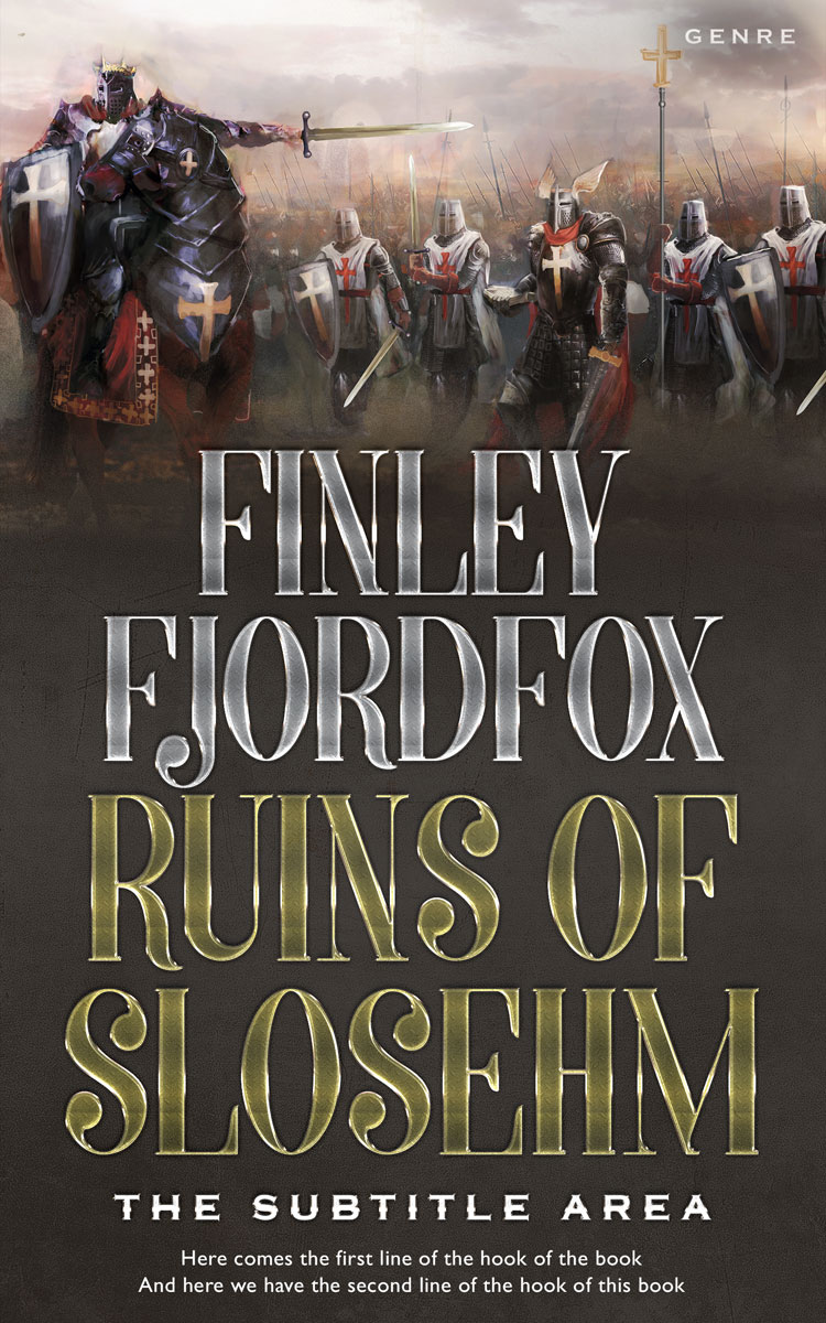 2D view of Premade Historical Book Cover - Merlin